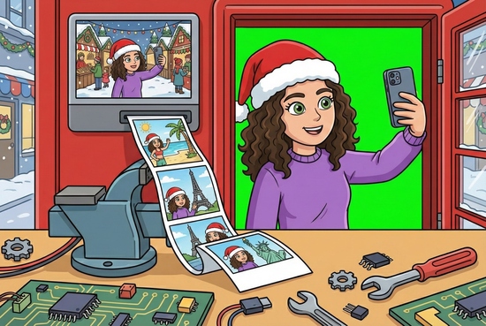 Frames Per Second (Part 3): Turning a Tiny Diffusion Model into a Traveling Photobooth